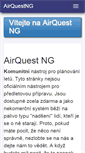 Mobile Screenshot of airquest.cz