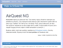 Tablet Screenshot of airquest.cz